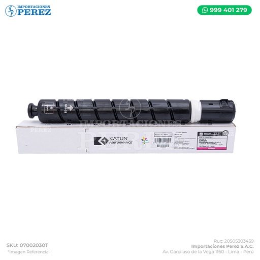 [07002030T] Toner Cartucho Magenta Canon [Katun Performance] GPR53 463g 