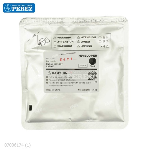 [07006174] Revelador Black 210g [Cet]