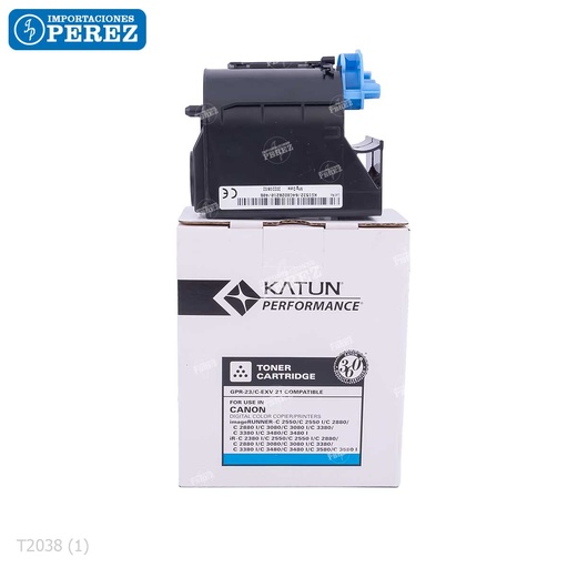 [07002038T] Toner Cartucho Cyan Canon [Katun Performance] GPR23 260g 