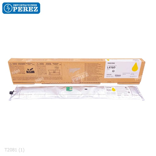 [07002081T] Tinta Cartucho Yellow Ricoh [Original] L4160 600ml 