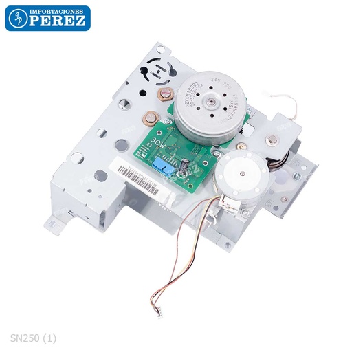 [SN250] Bloque Piñones Acople Fusor Completo c/Motor (FUSING DRIVE ASSY) - SEMI-NUEVO [Original - Konica Minolta]