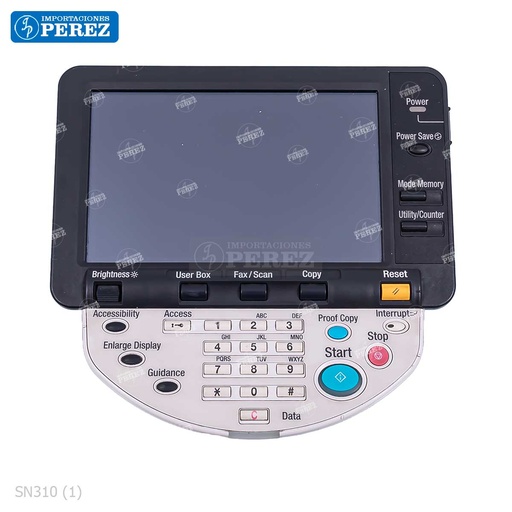 [SN310] Panel Completo (SOLO PANEL) - SEMI-NUEVO [Original - Konica Minolta]