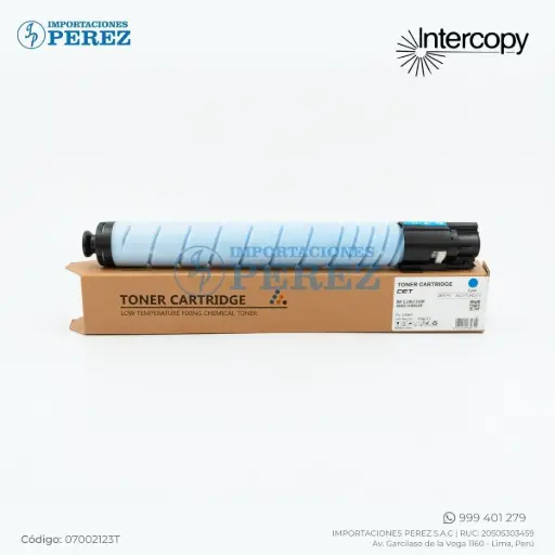 [07002123T] Toner Cartucho Cyan Ricoh [Cet] 102g - 6K 
