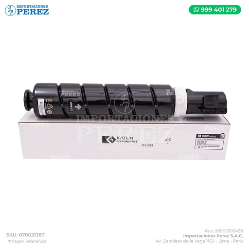 [07002138T] Toner Cartucho Canon [Katun Performance] GPR57 1747g 