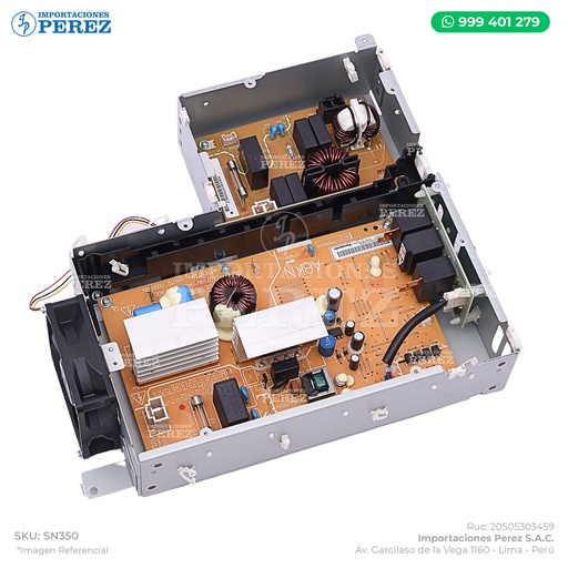 [SN350] Módulo Kit Tarjeta IHPU Completo 110v (Power Source) - Incluye: IHPU + IHMEB + NFB + FM12 - SEMI-NUEVO [Original - Konica Minolta]