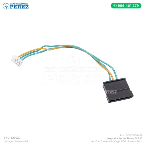 [SN422] Cable Poder Disco Duro (POWER SOURCE CABLE) - SEMI-NUEVO [Original - Konica Minolta]