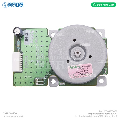 [SN434] Motor Fusor 24V - 20W - (BRUSLESS MOTOR /20) - SEMI-NUEVO [Original - Konica Minolta]