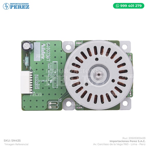 [SN435] Motor Principal/Papel 24V - 30W - Brushless Motor /30 - SEMI-NUEVO [Original - Konica Minolta]