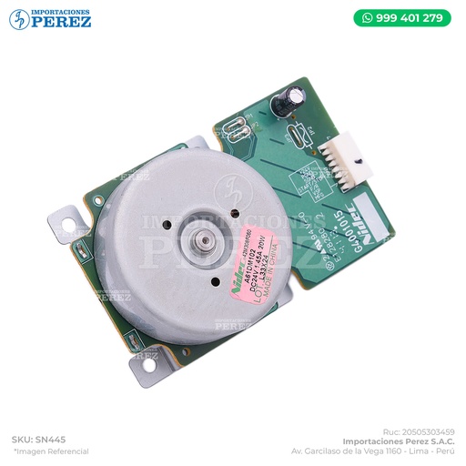 [SN445] Motor Principal 24V-1.45A-20W (BRUSHLESS MOTOR /20) - SEMI-NUEVO [Original - Konica Minolta]