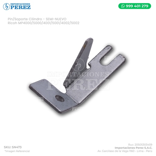 [SN473] Pin/Soporte Cilindro - SEMI-NUEVO [Original - Ricoh]