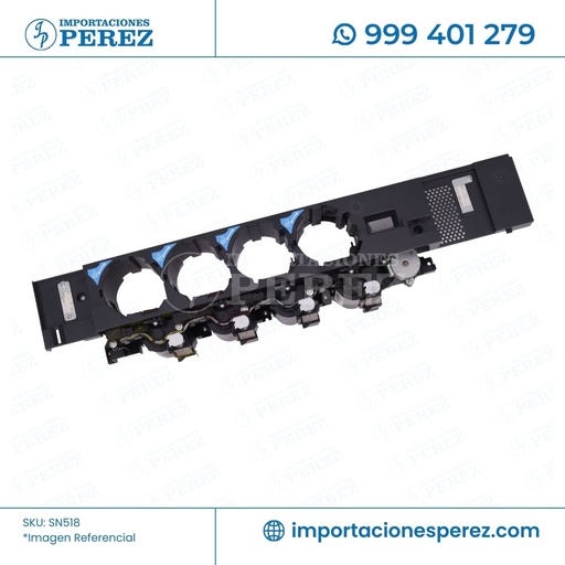 [SN518] Bloque/Carcasa Alimentación Toner KMCY Completo  (TONER SUPPLY SECTION)  - SEMI-NUEVO [Original - Konica Minolta]