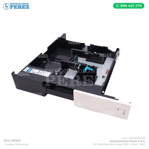 [SN520] Bandeja Papel N° 01 (1st CASSETTE ASSY) - SEMI-NUEVO [Original - Konica Minolta]