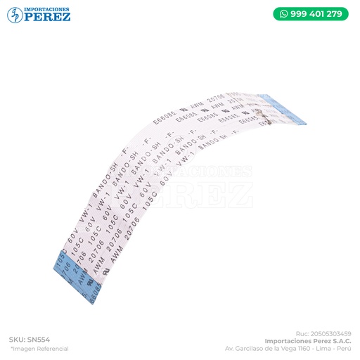 [SN554] Cable Flex Panel (FLEX PANEL) -SEMI-NUEVO [Original - Konica Minolta]