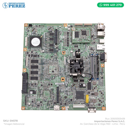[SN578] Tarjeta IR (PWB-MFP - PWB ASSEMBLY) Completo (con SSD + DIMM) - SEMI-NUEVO [Original - Konica Minolta]