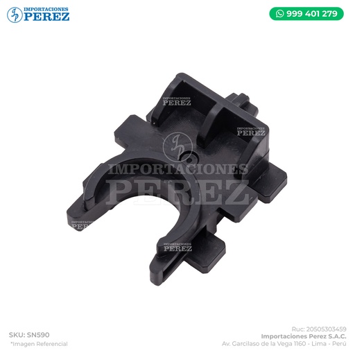 [SN590] Gancho de Transferencia Rear Negro (TRANSFER HOLDER /2) - SEMI-NUEVO [Original - Konica Minolta]