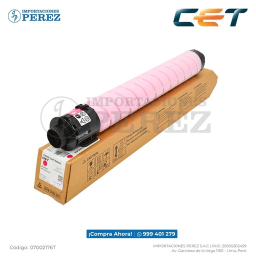 [07002176T] Toner Cartucho Magenta Ricoh [Cet] 275g 