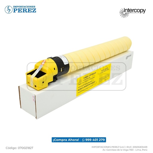 [07002182T] Toner Cartucho Yellow Konica Minolta [Intercopy] Tn328Y/Tn328Y 498g 