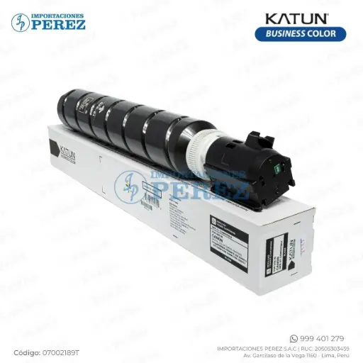 [07002189T] Toner Cartucho Black GPR61 Canon [Katun Business Color] 110/220v 998g 