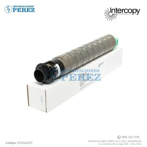 [07002203T] Toner Cartucho Black Ricoh [Intercopy] 240g