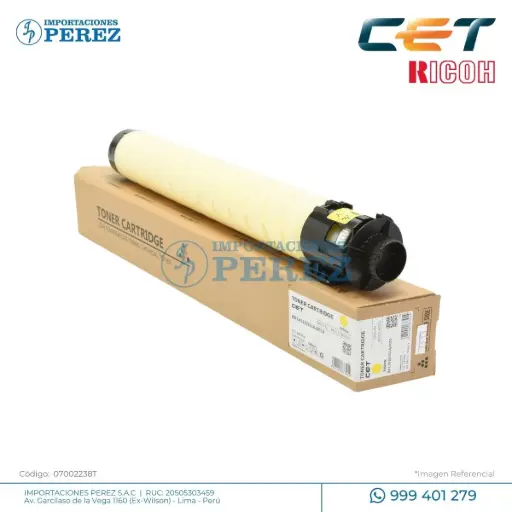 [07002238T] Toner Cartucho Yellow [Cet]