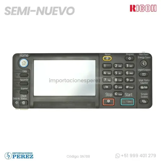 [SN788] Panel NA-110/120V (OPERATION SUB-UNIT:ST-C5:NA:ASS'Y) SEMI-NUEVO [Original - Ricoh]