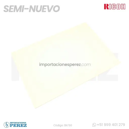 [SN790] Tapa Blanca ADF (PRESSURE PLATE) SEMI-NUEVO [Original - Ricoh]